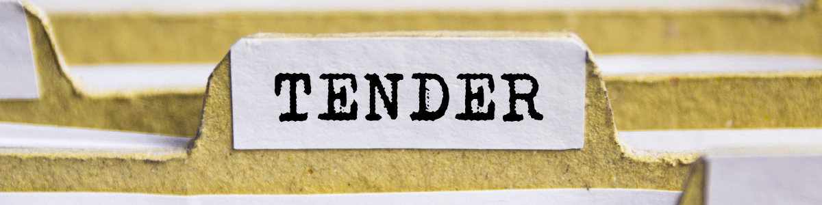 Tenders Header Image